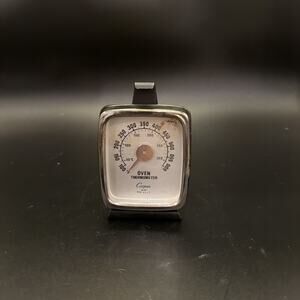 Vintage Cooper Celsius/Fahrenheit Oven Thermometer Standing/Hanging Made In USA